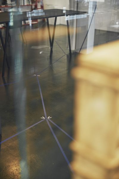 Kunst in der Lesezone im vai | Judith Saupper: Berechnung der Heimatfähigkeit
