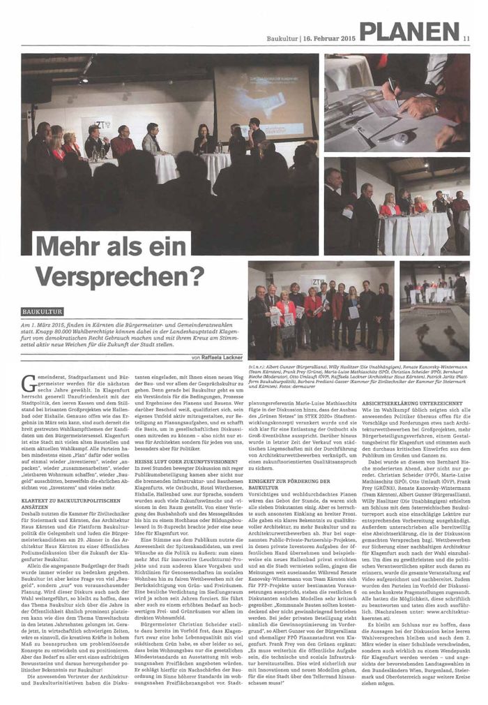 Architektur und Bauforum_2015.02.16_Mehr als ein Versprechen?