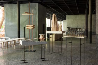 Die Modelle im Modell, Studie für die Modellausstellung im Werkraum Bregenzerwald