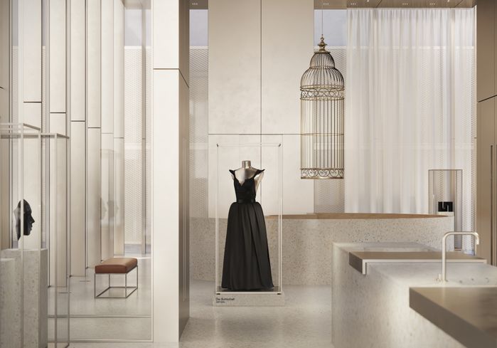 Festspielzentrum Pavillon Innen / Rendering