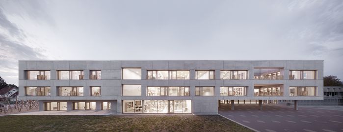 Schule Schendlingen | Bauherrin: Landeshauptstadt Bregenz, Abt. Planung und Bau | Architektur: studio bär | bernd riegger architekten | QUERFORMAT zt