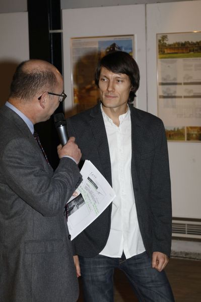 Preisträger DI Oleksii Kysilenko mit Arch. Mag. Markus Klaura