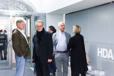 Buchpräsentationen mit Peter Weibel und Manfred Wolff-Plottegg, 01.04.2016