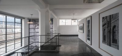 Blick in die Ausstellung "Klaus Kinold: Hans Döllgast und Rudolf Schwarz" im aut