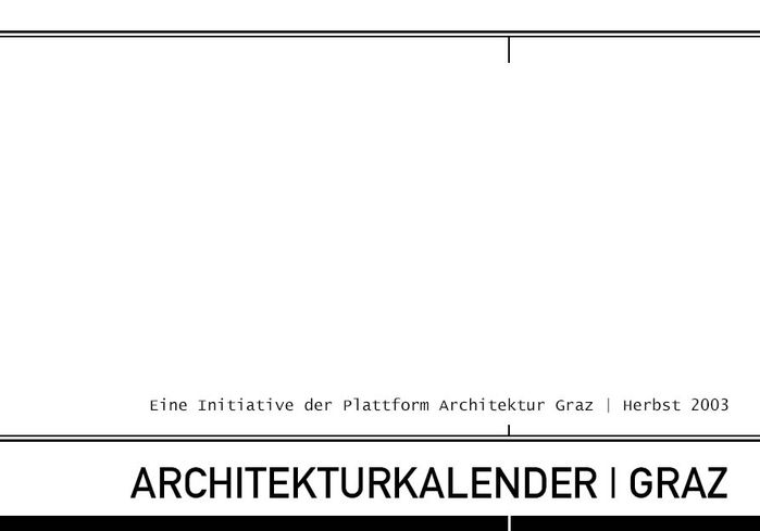 Architekturkalender Graz Bild