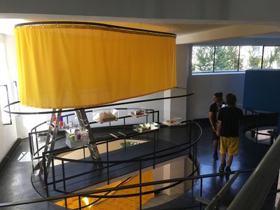 Ausstellungsaufbau "The Language of MVRDV"