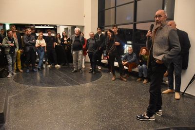 Ausstellungseröffnung "Reinhold Adolf: Schwingen und Entspannen" im Rahmen der Premierentage 2022