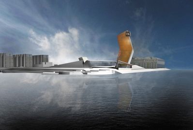 Rainer Pirker,  Rivermouth Landmark, Nanjing (2006)