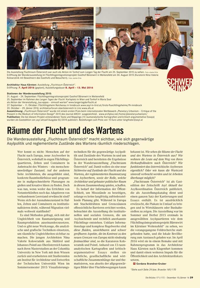 Die Brücke_2015.12.01_Räume der Flucht und des Wartens