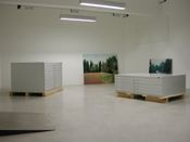 Blick in die Ausstellung im aut