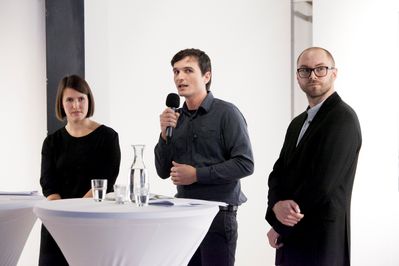 Fachjuroren: Julia Kick, Tobias Hagleitner und Hannes Sampl