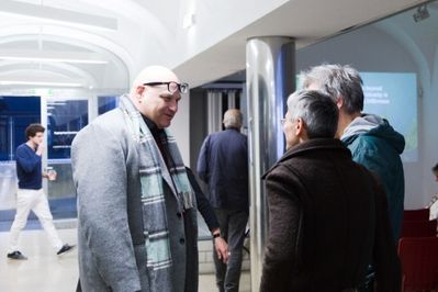 Buchpräsentationen mit Peter Weibel und Manfred Wolff-Plottegg, 01.04.2016