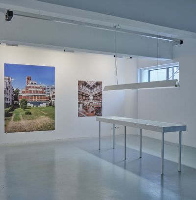 Ausstellung "Geometrien des Lebens. Materialien zu Viktor Hufnagl" im aut