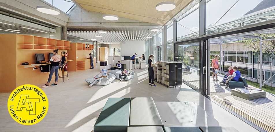 Schulcampus Neustift im Stubaital, 2019 (Architektur: fasch&fuchs.architekten)