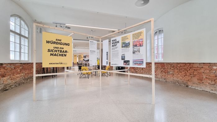 Ausstellungsansicht im Architekturhaus Salzburg