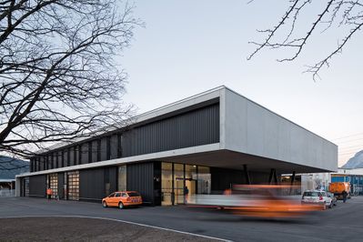 Straßenbauhof, Innsbruck, 2013 – 2015 (Architektur: dreiplus Architekten)