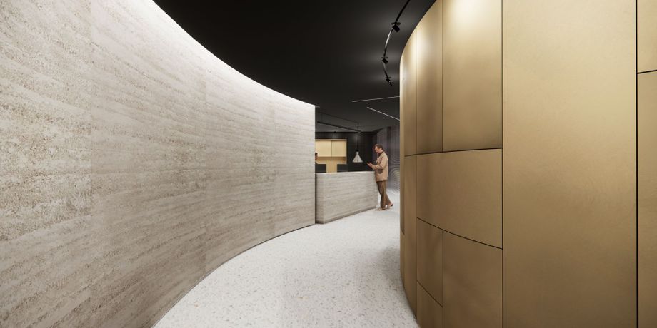 Greeting Space LAUFEN Forum in Laufen, Schweiz