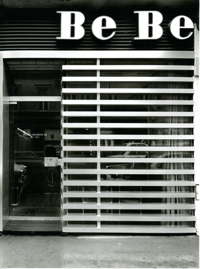 Cafe Be Be, Fassade, Foto: © Archiv für Baukunst der Universität Innsbruck (Nachlass Stigler), 1966