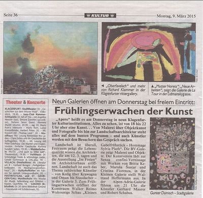 Die Krone_2015.03.09_Frühlingserwachen der Kunst