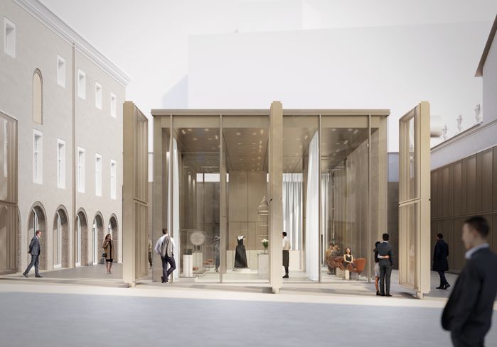 Festspielzentrum Pavillon Außen / Rendering