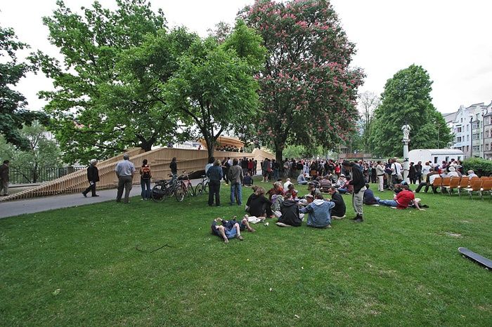 Eröffnung der Plattform "... ich will an den Inn" im Rahmen der "Architekturtage 2008"