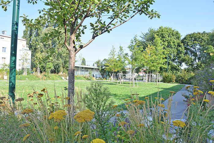 Schleussnerpark fertig gestellt