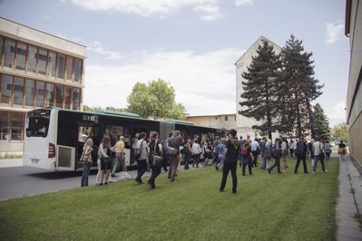 Exkursion „Über den Dächern von Graz“ im Rahmen der Eröffnung des Architektursommers 2015