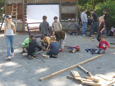 "Parkwerkstatt" für Kinder