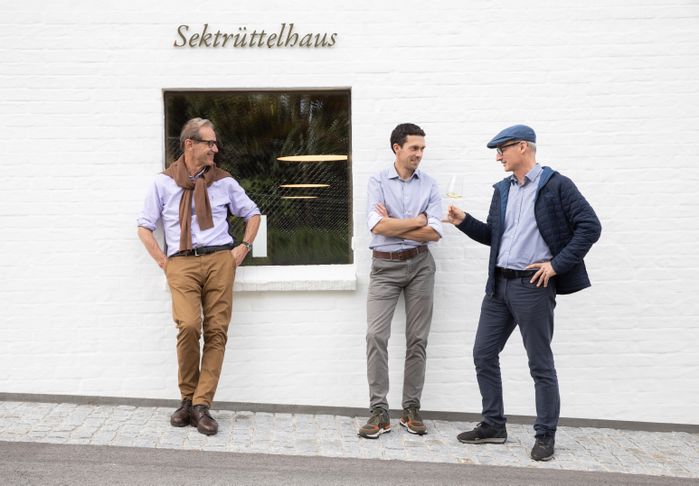 v.l.n.r. Willi Bründlmayer, Andreas Wickhoff MW, Thomas Klinger