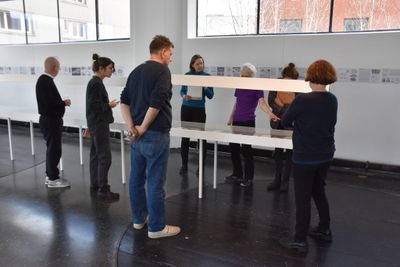 Pressegespräch zur Ausstellung "Geometrien des Lebens. Materialien zu Viktor Hufnagl"