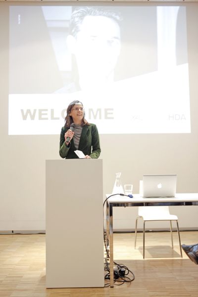 Jacob van Rijs, Werkvortrag bei XAL, Rebecca Weer, XAL