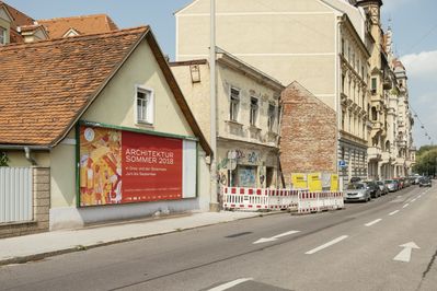 Plakate Architektursommer 2018 im öffentlichen Raum