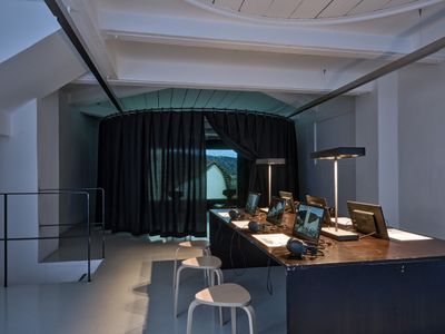 Blick in die Ausstellung "Über Othmar Barth" im aut