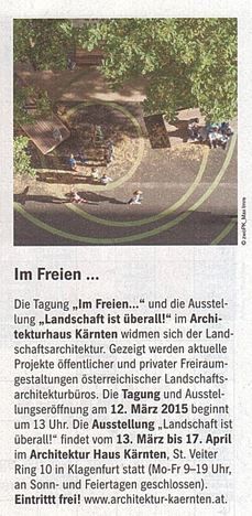 Klagenfurter Nr. 52015_2015.03.11_Im Freien ...
