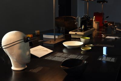 Blick in die Ausstellung "einfach alltäglich" im aut.