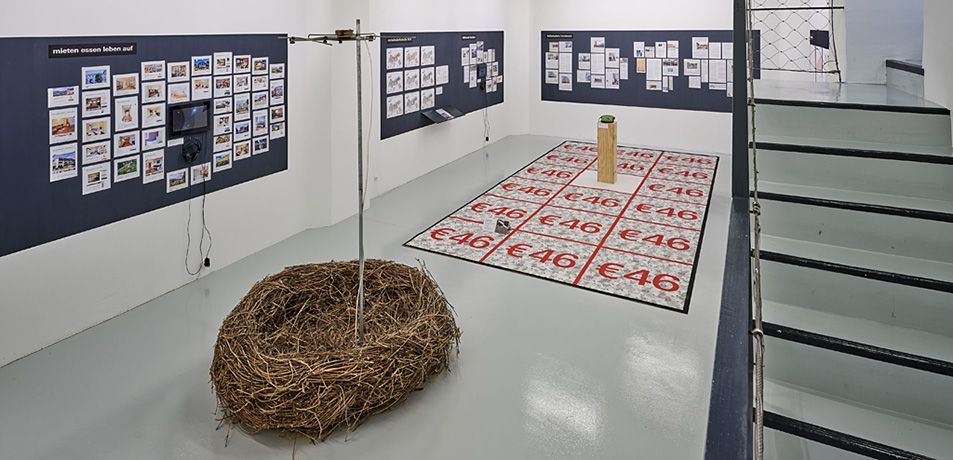 Blick in die Ausstellung im aut