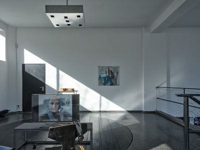 Blick in die Ausstellung "Über Othmar Barth" im aut