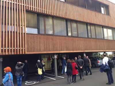 Kärntner Sparkasse - ANERKENNUNG HBP 2015 – Planung: Dietger Wissounig Architekten, Führung: Ing. Rudolf Podesser