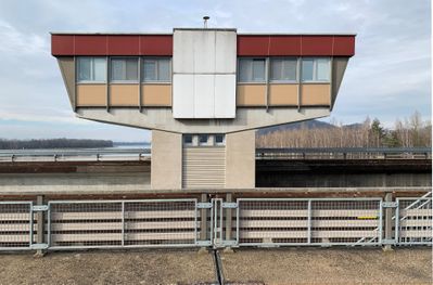 Schleusenwarte beim Kraftwerk Abwind-Asten