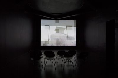 Blick in die Ausstellung "film foto foto film" im aut