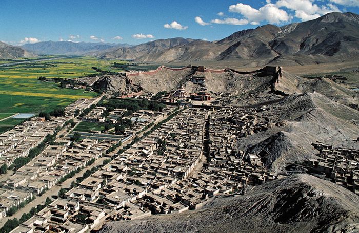 Gyantse Stadt, Tibet