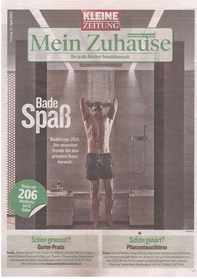 Kleine Zeitung_2015.04.17_Schon gehört?