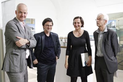 Kai Vöckler, Dieter Spath, Heidi Pretterhofer, Joost Meuwissen (v.l.n.r)