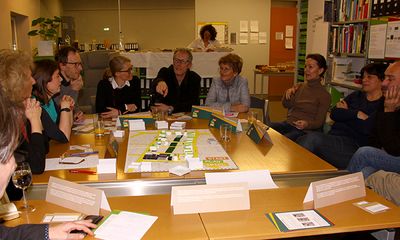 ...ganz in der jeweiligen Rolle aufgehend, wird um Konsens gerungen...