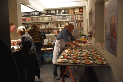 Abendessen mit Partnern und Sponsoren im aut am 24. Feber 2018