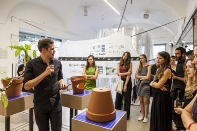 Ausstellungseröffnung Architecture After the Future, Präsentation Miloš Kosec