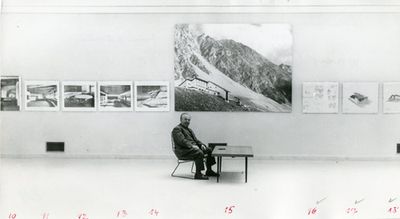 Franz Baumann, Nordkettenbahn, Seilbahnstation Hafelekar, Innsbruck, 1927-1928