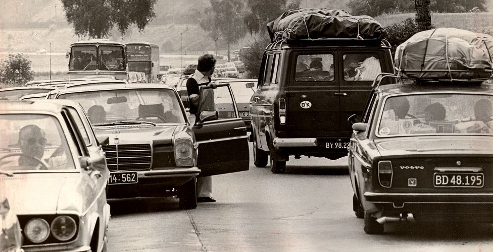 Ausstellung „Gastarbajteri. 40 Jahre Arbeitsmigration“ (Initiative Minderheiten/Wien Museum, 2004). Aus der Station „Gastarbeiterroute“ von Peter Payer. Mit freundlicher Genehmigung der Initiative Minderheiten
