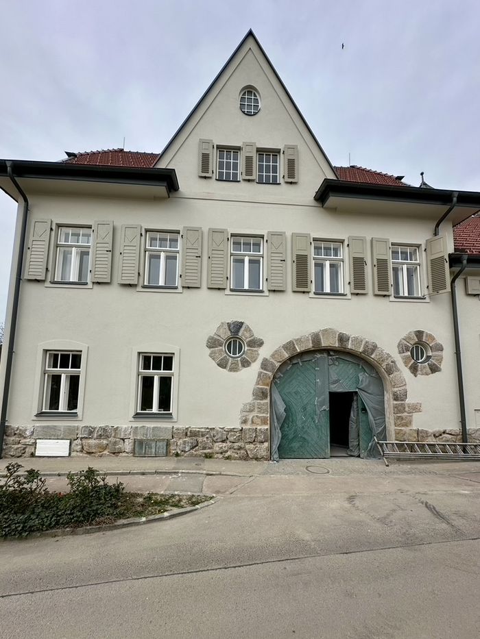 Ehemaliges Hubertusbräu im Umbau