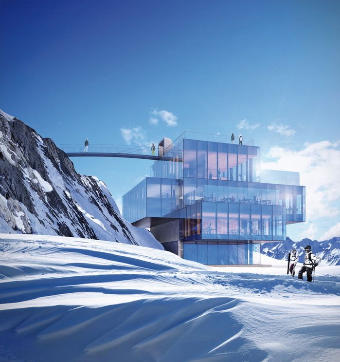 Gaislachkoglbahn und Gipfelrestaurant, Sölden